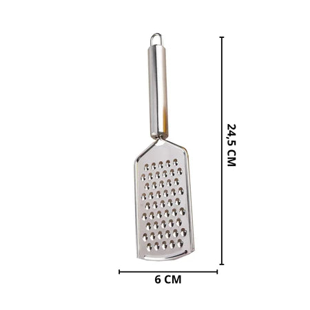 Ralador De Aço Fino Inox (FINO) - Multifuncional Para Queijo e Legumes Cozinha