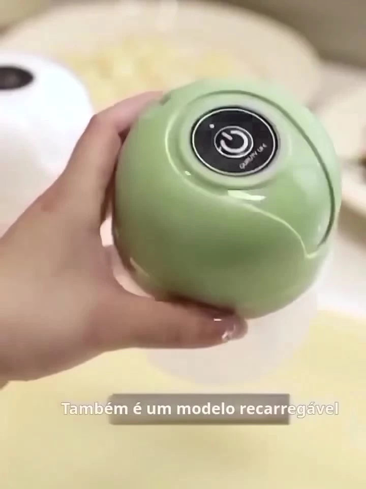 Mini Processador Triturador Sem Fio Elétrico 250ML de Alimentos
