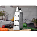 Ralador 24cm Aço Inox 4 Faces Resistente Cozinha Para Verduras Legumes Queijo Multiuso