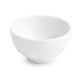 Kit de 6 Cumbucas Tigelas Porcelana Branca Para Sopas Caldos Sobremesas 440ml