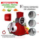 Cortador Fatiador 3 Laminas Ralador Verdura Legumes